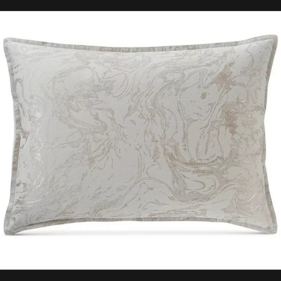Hotel Collection Marble (1) Standard Pillow Sham $130 NEW - Picture 1 of 3
